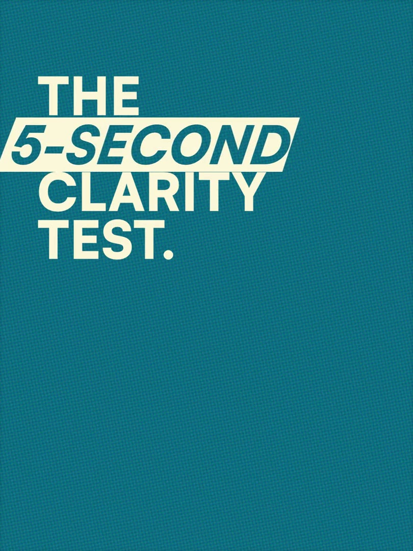 5 Second Clarity design