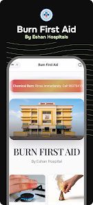 Burn First Aid Android app