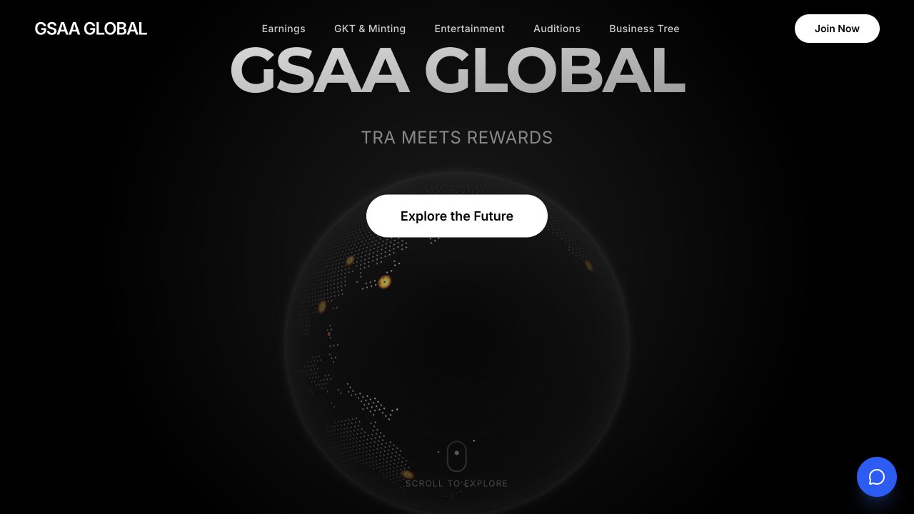 GSAA Global website homepage